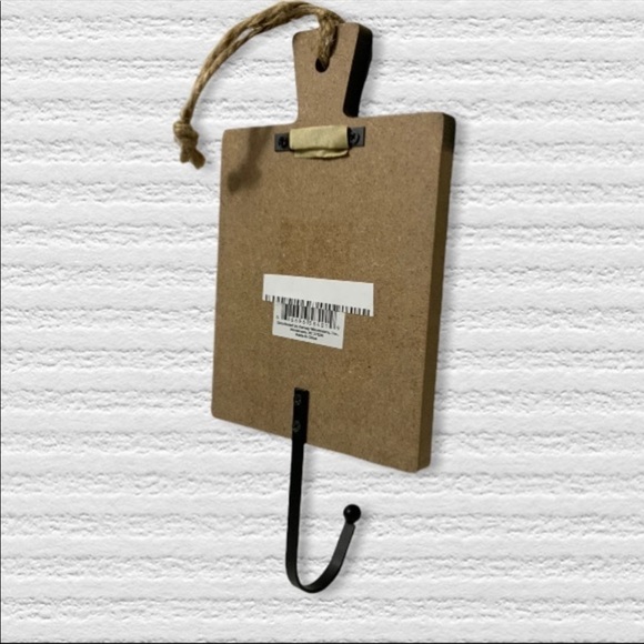 Wall Hook Kiss the Cook Phrase Decorative Wall Sign Hanging NEW - Picture 5 of 9